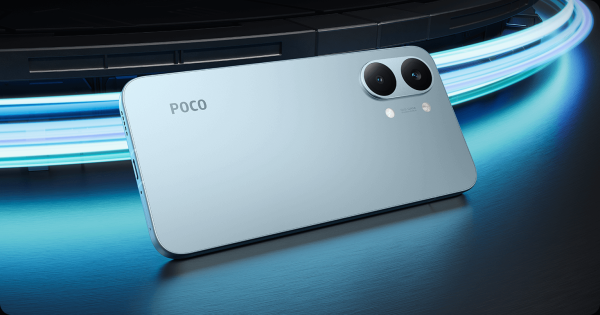 POCO X8 Pro Max 12/512 White — tylna obudowa w ujęciu pod kątem