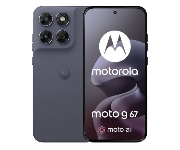 Motorola moto g67 w kolorze Arctic Seal – widok telefonu