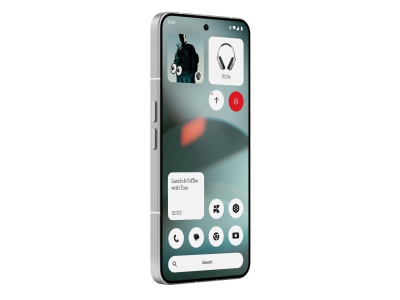 Nothing Phone (3) 16/512 GB White – tylny panel z aparatami