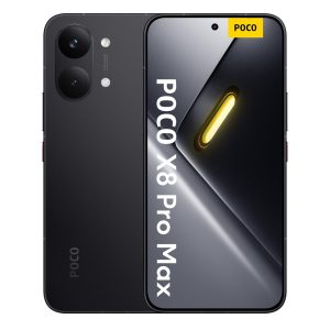 Xiaomi POCO X8 Pro Max 12/512GB Black – widok z przodu
