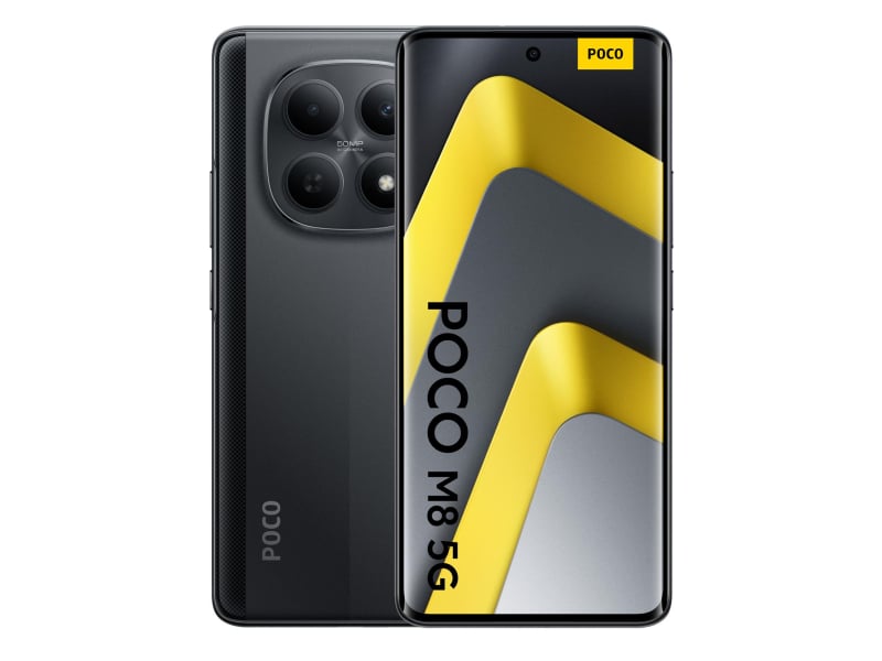 POCO M8 5G 8/256 GB Black – telefon w czarnej obudowie