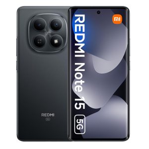 Xiaomi Redmi Note 15 5G 6/128 GB Black — przód i tył