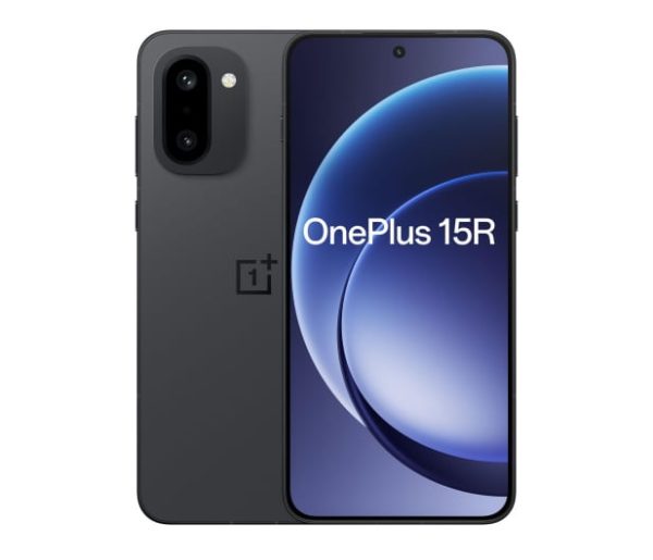 OnePlus 15R 12/256 GB Charcoal Black – widok telefonu
