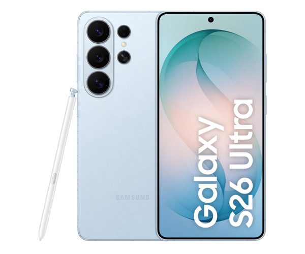 Samsung Galaxy S26 Ultra w kolorze czarnym – widok tylnego panelu z aparatami