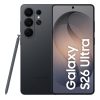 Samsung Galaxy S26 Ultra w kolorze czarnym – widok frontu i tylnego panelu