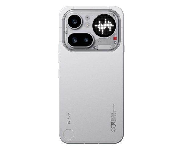 Nothing Phone (4a) Pro Silver – detal aparatu