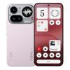 Nothing Phone (4a) Pro w kolorze różowym – widok z przodu i tyłu