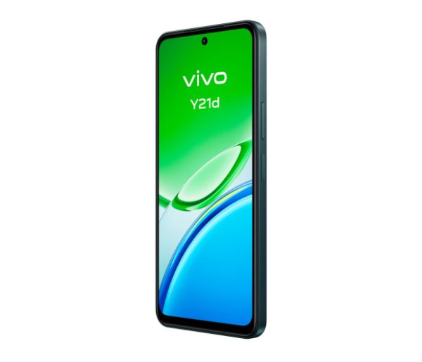 vivo Y21d 4/256 GB Jade Green — widok urządzenia z boku