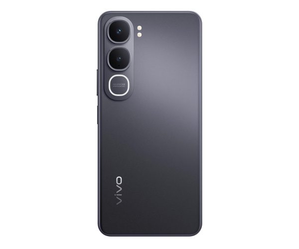 vivo Y31 5G w kolorze czarnym – ekran i tylna obudowa