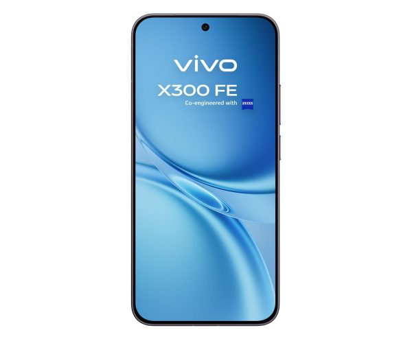 vivo X300 FE 5G w kolorze czarnym – front telefonu