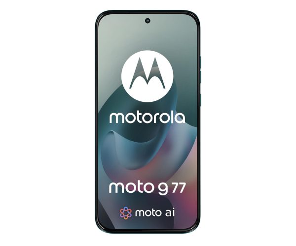 Motorola moto g77 Shaded Spruce – widok pod kątem