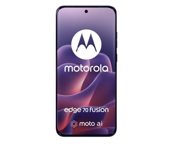 Motorola Edge 70 Fusion Orient Blue – widok pod kątem