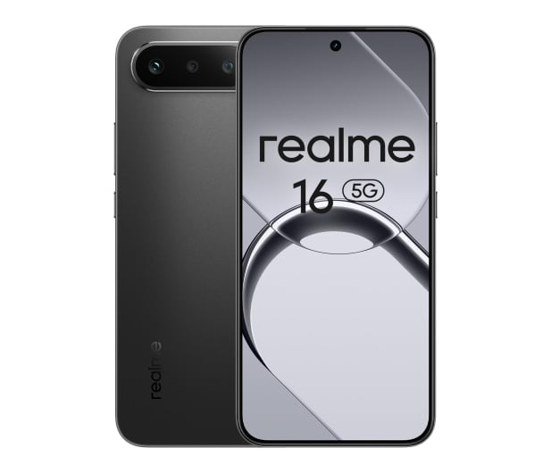realme 16 5G Air Black — widok telefonu