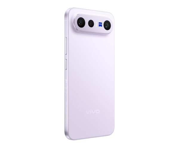 vivo X300 FE 5G w kolorze fioletowym – tylny panel i moduł aparatów
