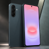 Samsung Galaxy A37 5G w wersji Awesome Gray Green — ujęcie z przodu i z tyłu